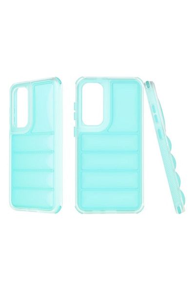 Rao Carcasă Samsung Galaxy S24 Plus, Grip, Wave Shield, Q40, Plastic, Turcoaz