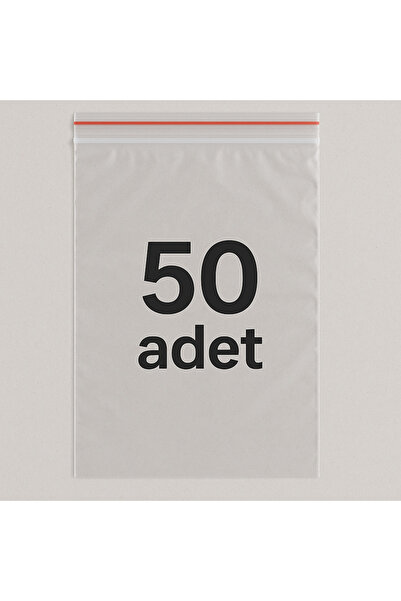 KODAL Kilitli Torba Şeffaf Poşet 23x31 cm Çerez, Buzdolabı, Saklama Naylonu