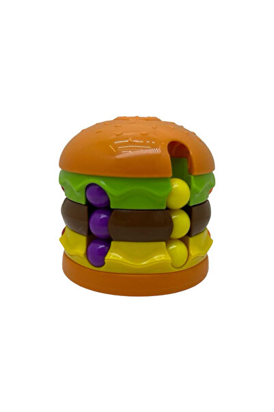 JPT Jucarie Puzzle Hamburger Magic Beans - Cub Antistres 360° Rotativ