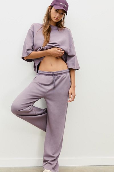 Stradivarius Faded straight fit joggers