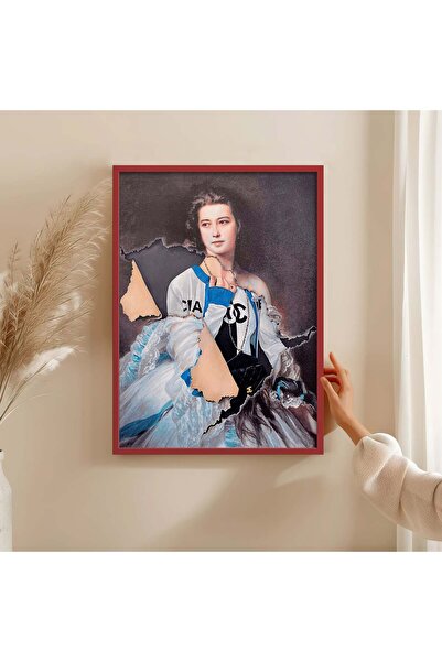 HOMEPACK TABLO CU CADRU DE LEMN POSTER CU CADRU DECOR ARTISTIC DE PERETE TK/1481