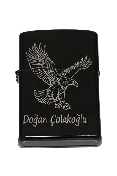 karalar ahşap KİŞİYE ÖZEL AHŞAP KUTULU METAL ÇAKMAK