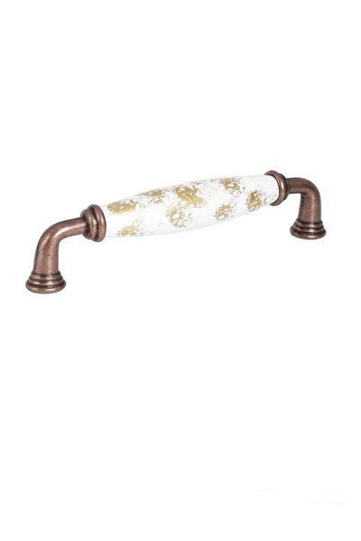 Porcellana Perla (12,8 cm)-EL İŞÇİLİĞİ - Porselen Kulpu Kulb Kulp Banyo Dolap...