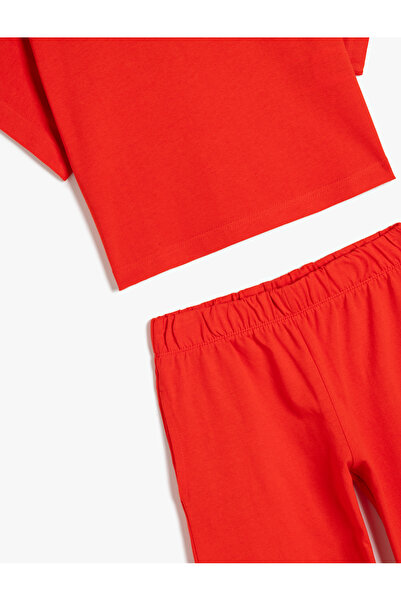 Koton 2'li Pamuklu Kısa Kollu Tişört ve Pantolon Seti