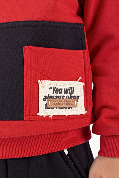 monny Pafim 4-13 ετών Βαμβακερή εποχιακή & χειμερινή φόρμα για αγόρια Σετ δύο τεμαχίων