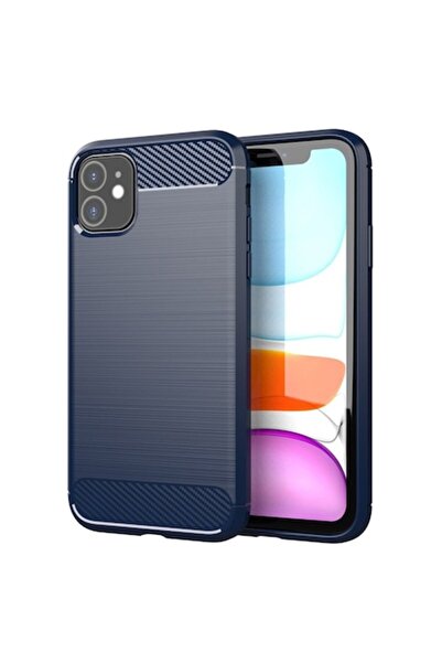 Rao Carcasă compatibilă cu iPhone 11, protecție, silicon carbon, U15, albastră