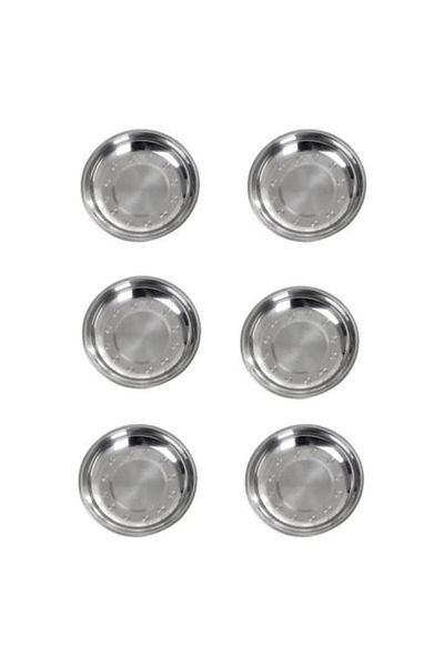 OEM Set 6 metal plates, diameter 20 cm