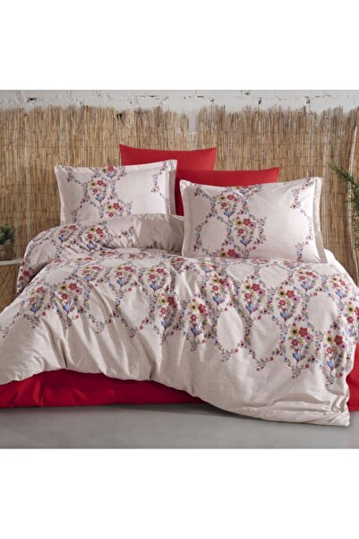 Clasy طقم غطاء لحاف رانفورس مزدوج نافاس V1 أحمر