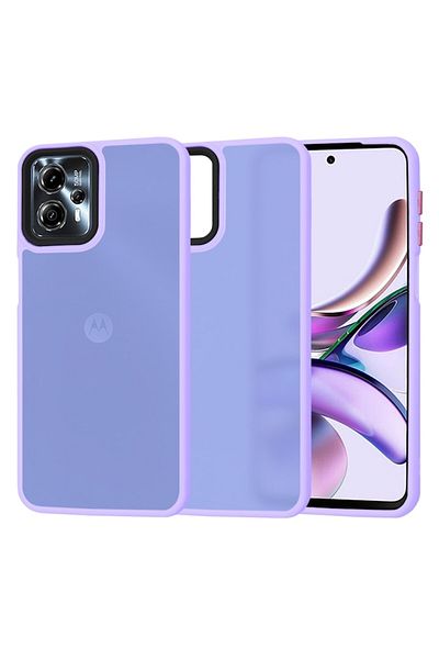 Tim Protective Case for Motorola Moto G13/G23, Timaconprotect, Y5, Hard Plastic, Light Berry Purple