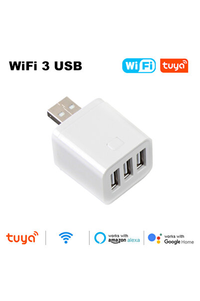 Choice13 محول طاقة ذكي بتقنية واي فاي و3 منافذ USB، مزود بتقنية Zigbee، يعمل ...