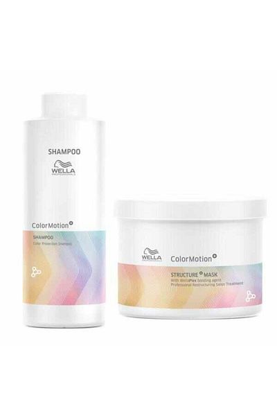 Wella Professionals Set ColorMotion pentru păr vopsit, șampon 1000 ml + mască 500 ml