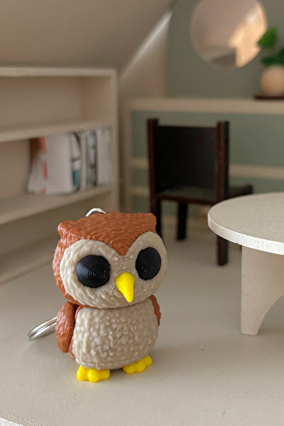 CESTOPİENO Στολίδι κουκουβάγιας κινητή τσάντα / Μπρελόκ - 2 Τεμάχια