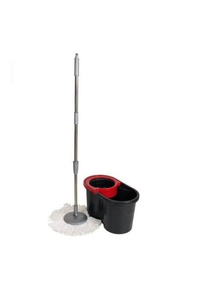 Proff Set mop rotativ si galeata cu storcator + Set 3 Rezerve universale pentru mop cu putere absorbtie ma