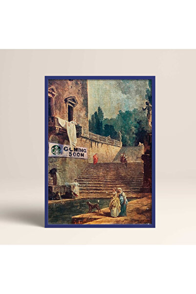 HOMEPACK TABLO CU CADRU DE LEMN POSTER CU CADRU DECOR ARTISTIC DE PERETE TK/1483