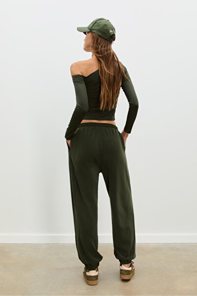 Stradivarius Yumuşak Dokulu Bol Kesim Jogger Pantolon