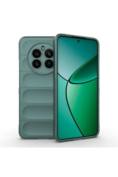 Rao Husa compatibila cu Realme 12 4G/12+/13 4G, Protection, Magic Shield, C59, Plastic, Intense Gree