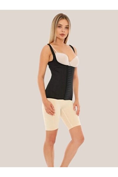 Fitsauna Steel Underwire Latex Waist Supporting Slimming Firming Postpartum Latex Corset