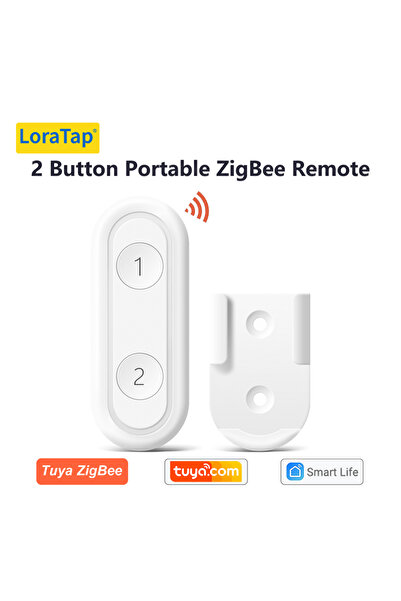 Choice12 جهاز تحكم عن بعد لاسلكي ZigBee ثنائي المنافذ، يدعم تقنية LoraTap Zig...