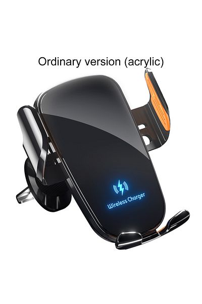 Choice regular model New Upgrade Car Mobile Phone Holder 15w Wireless Charging Portable Car Holder Cellphon
