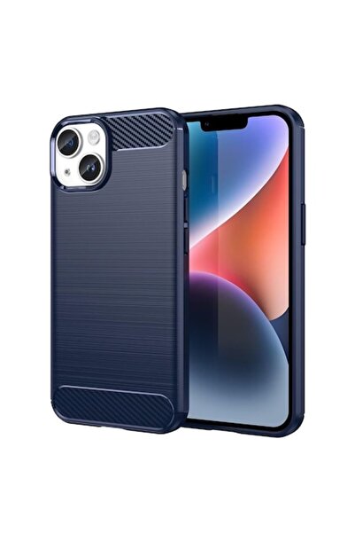 Rao Husa compatibila cu iPhone 14, Grip, Carbon Silicone, Z80, Plastic, Blue