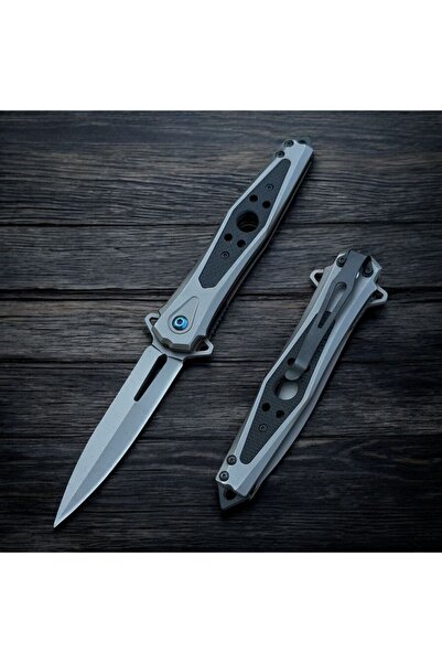 WeKnife İnce Model Kaliteli Paslanmaz Çelik Kamp Outdoor Cep Çakı - 22 Cm