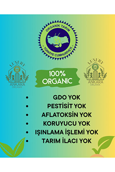 Ankara Organik Zerdeçal Toz (Organik) - Yeni Mahsül, Taze Çekim 125 GR
