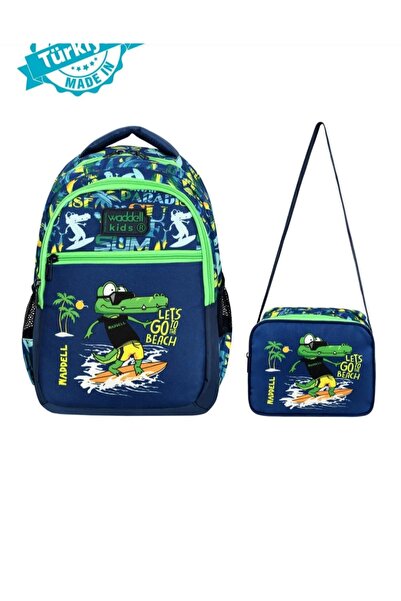 DADU Rucsac și cutie de prânz pentru băieți, cu licență Waddell, cu figurină ...