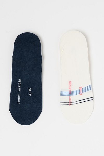 Tommy Hilfiger , Set of ankle socks - 2 pairs, White, Ultramarine blue, Size 39-42