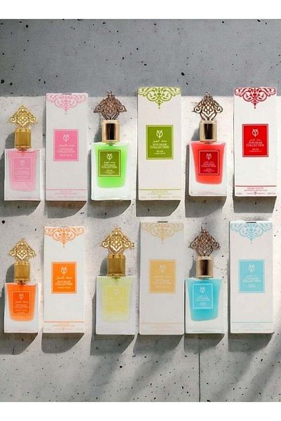 youmar Musk Perfume Set - Pomegranate, Powder, Oud, Bride, Honey, Cardamom 25ml