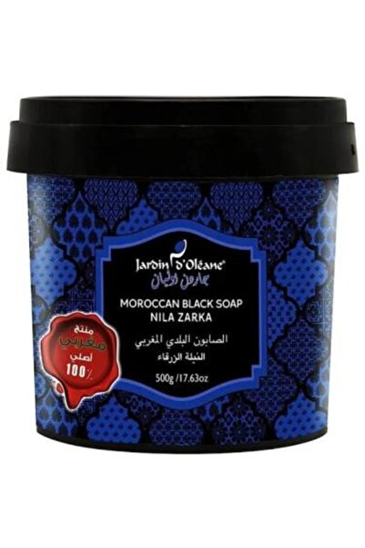 Jardin Oleane Moroccan Black Soap - Blue Indigo Soap - Garden Olian - 500g