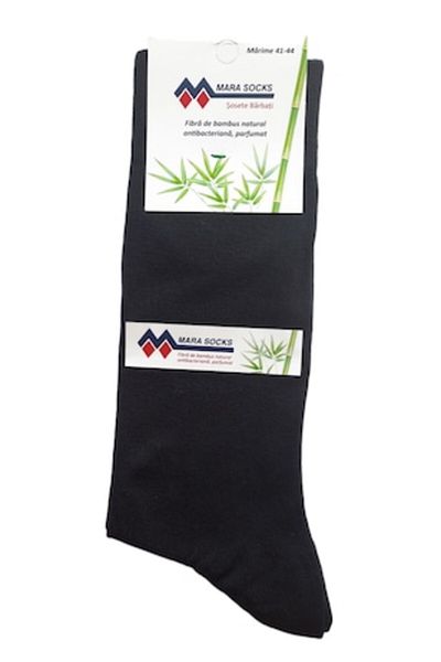 Mara Socks Set 6 perechi șosete lungi, bărbați, bambus, bleumarin, 41-44 EU