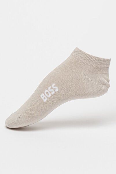 BOSS , Set of ankle socks - 2 pairs, Taupe brown, 43-46
