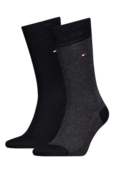 Tommy Hilfiger , Set de șosete lungi - 2 perechi, Negru, 39-42