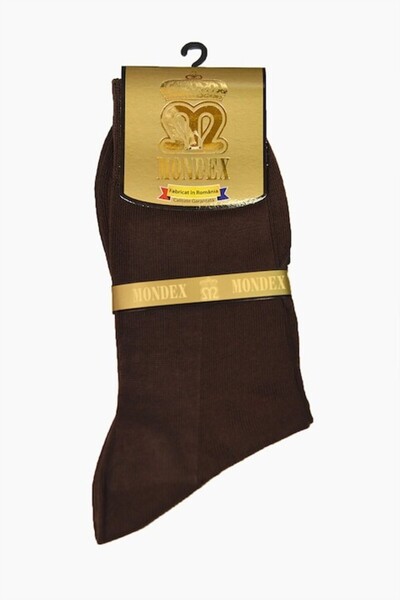 MONDEX Elegant mercerized cotton socks for men, Mondex, brown, size 41-43