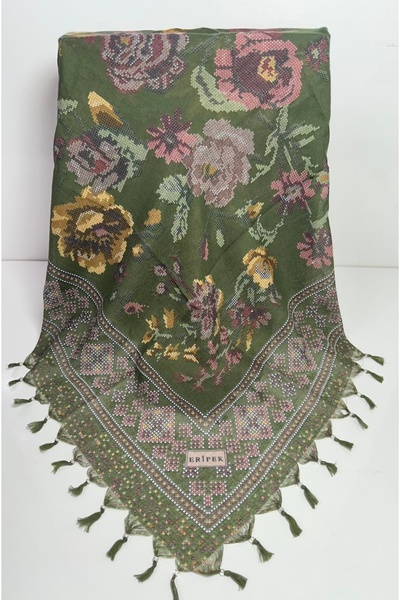 Eripek قماش قطني مطرز بالخرز - 05496 - 28