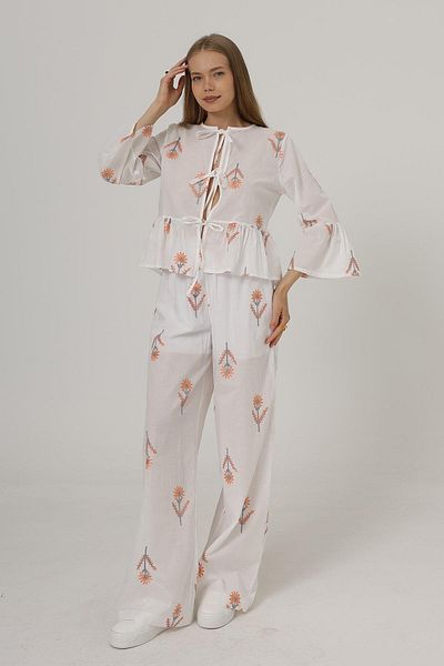 VAGGON Embroidered Oversize Trousers