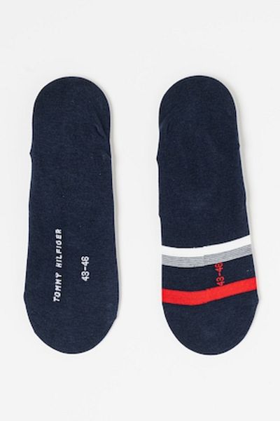 Tommy Hilfiger - Set of ankle socks - 2 pairs, Red, White, Ultramarine Blue, 39-42