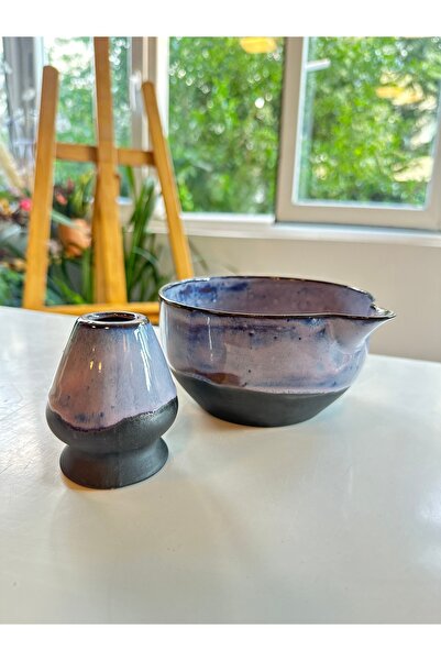 Vaveyla Sanat El Yapımı 2’li Matcha Seremonisi Seti – Chawan (Kase) & Chasen ...