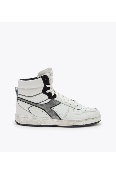 Diadora Magic Basket Mid Metal Women's White Sports Shoes - 501.179301-C0013