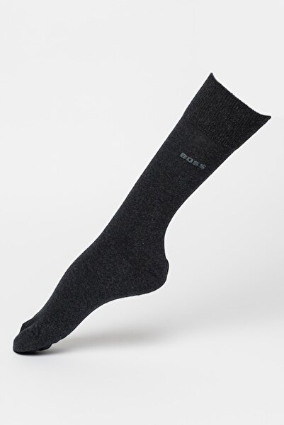 BOSS , Set of long socks - 3 pairs, Black melange, Size 43-46