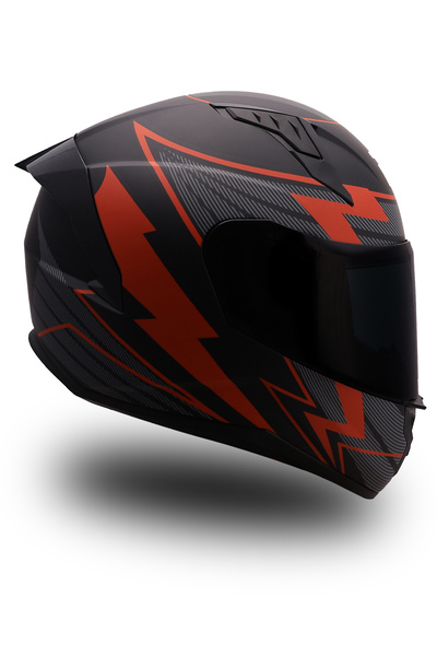 ENDRO ThunderBolt Mat Siyah- Kırımızı Kask