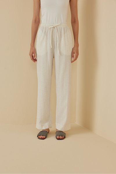 Fahhar Bürümcük Trousers Ecru