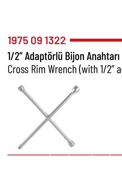 İzeltaş مفتاح ربط العجلة مع محول 1/2