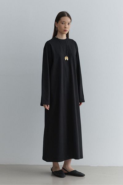 Fahhar Sweat Dress Black