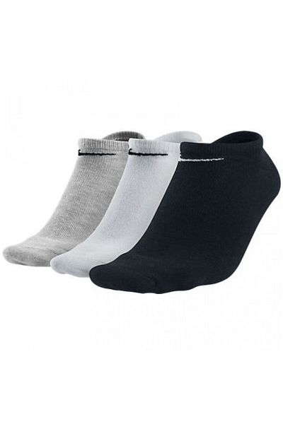 Nike - Set of 3 Unisex Very Short Socks, Multicolor, XL