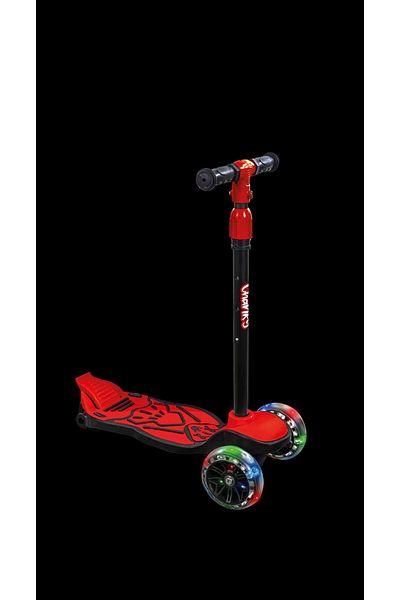 chanky Scooter Lighted Wheel Wide Base and Brake Suitable for Ages 7 with 3 Stage Steering 100Kgs Carrying