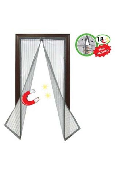 ANTBRO Plasa Anti Insecte Magnetica pentru Usa Alba 1x2.2m