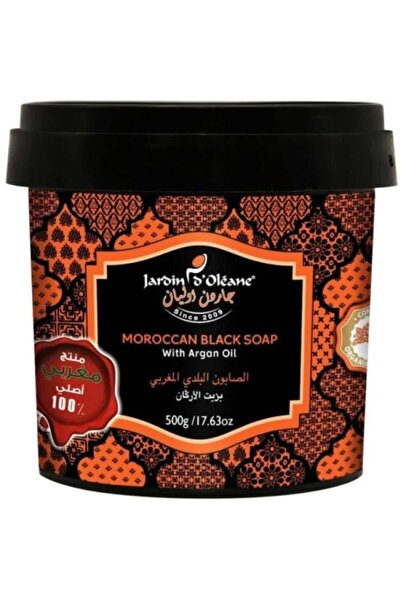 Jardin Oleane Moroccan Black Soap with Argan Oil by Garden Oleane - 500g