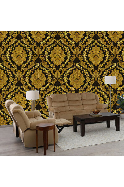 YALLA HomeGym Modern PVC Wallpaper 1 Roll For Living Room Bedroom Decor, 0.53m X 9.5m (510905)