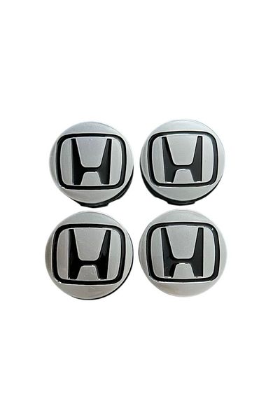 Honda Set 4 capace pentru jante, 57mm HONDA, Gri